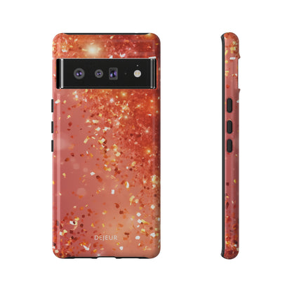 Rose Confetti Glitter - Google Pixel Tough Case