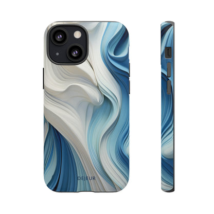 Blue Cream Ripple - iPhone Tough Case