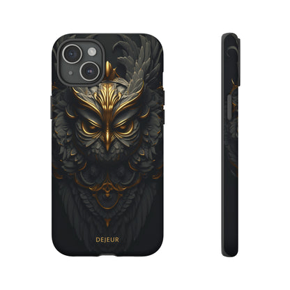 Golden Dark Owl - iPhone Tough Case