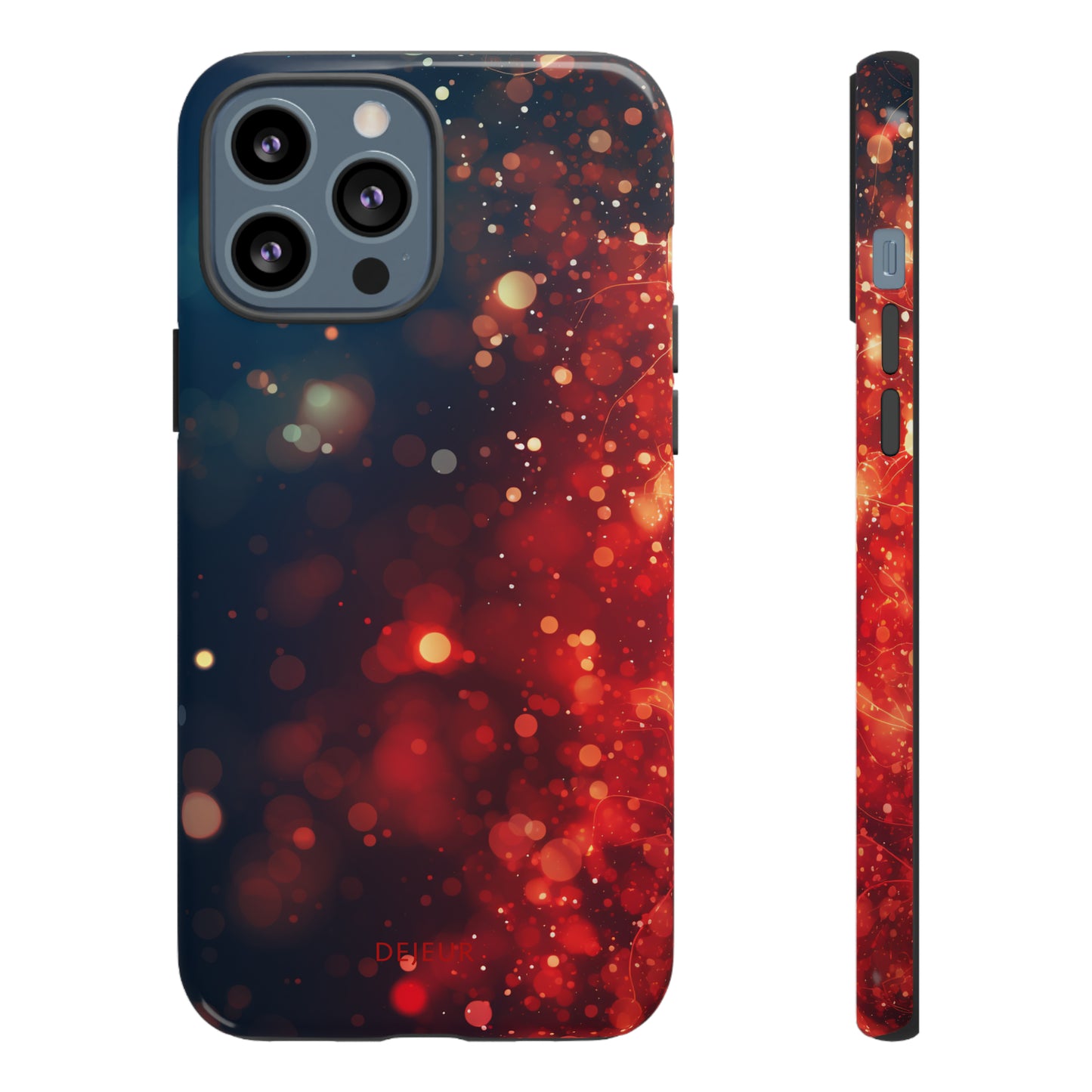 Midnight Red Shimmer - iPhone Tough Case