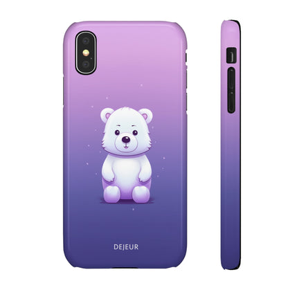 Violet Bear - iPhone Snap Case