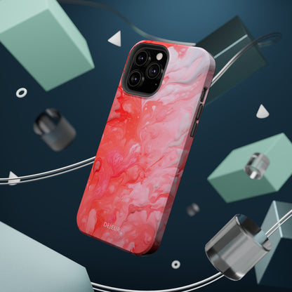 Rose Pink Marble - iPhone MagSafe Tough Case