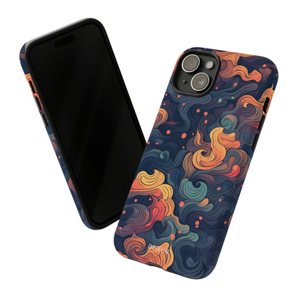 Fox Tail Swirls - iPhone Tough Case