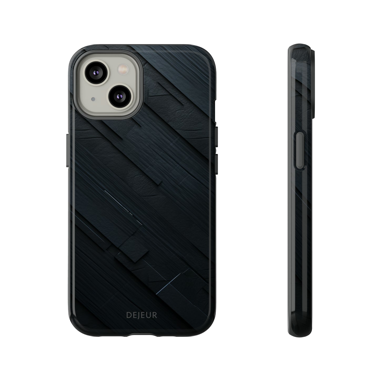 Synthetic Black Graphite - iPhone Tough Case