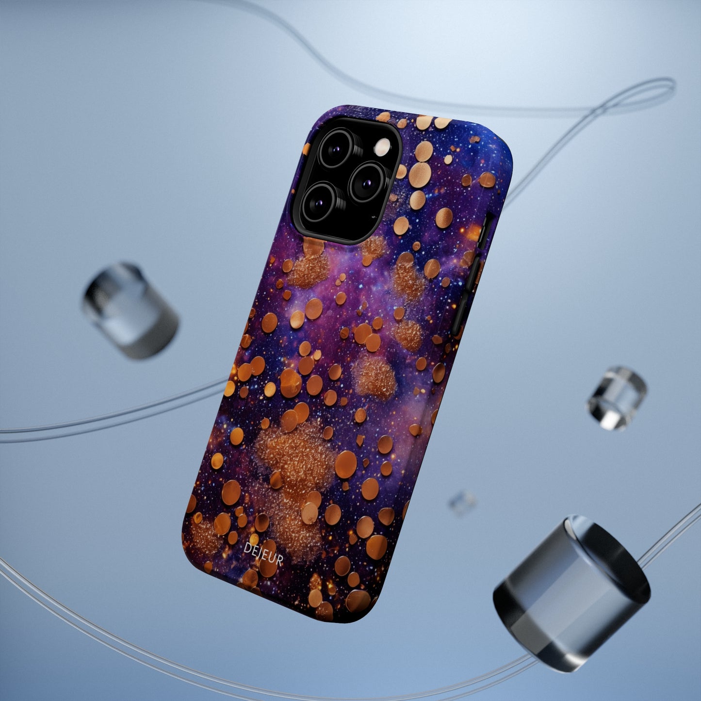 Cosmic Glitter Circles - iPhone MagSafe Tough Case