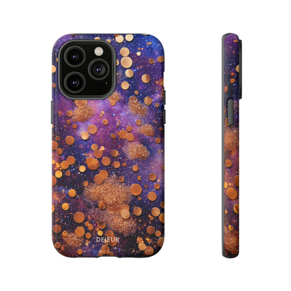 Cosmic Glitter Circles - iPhone Tough Case