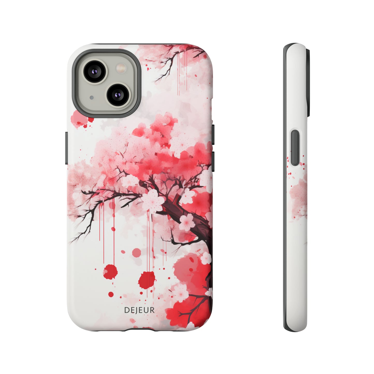 Cherry Blossom Painting - iPhone Tough Case