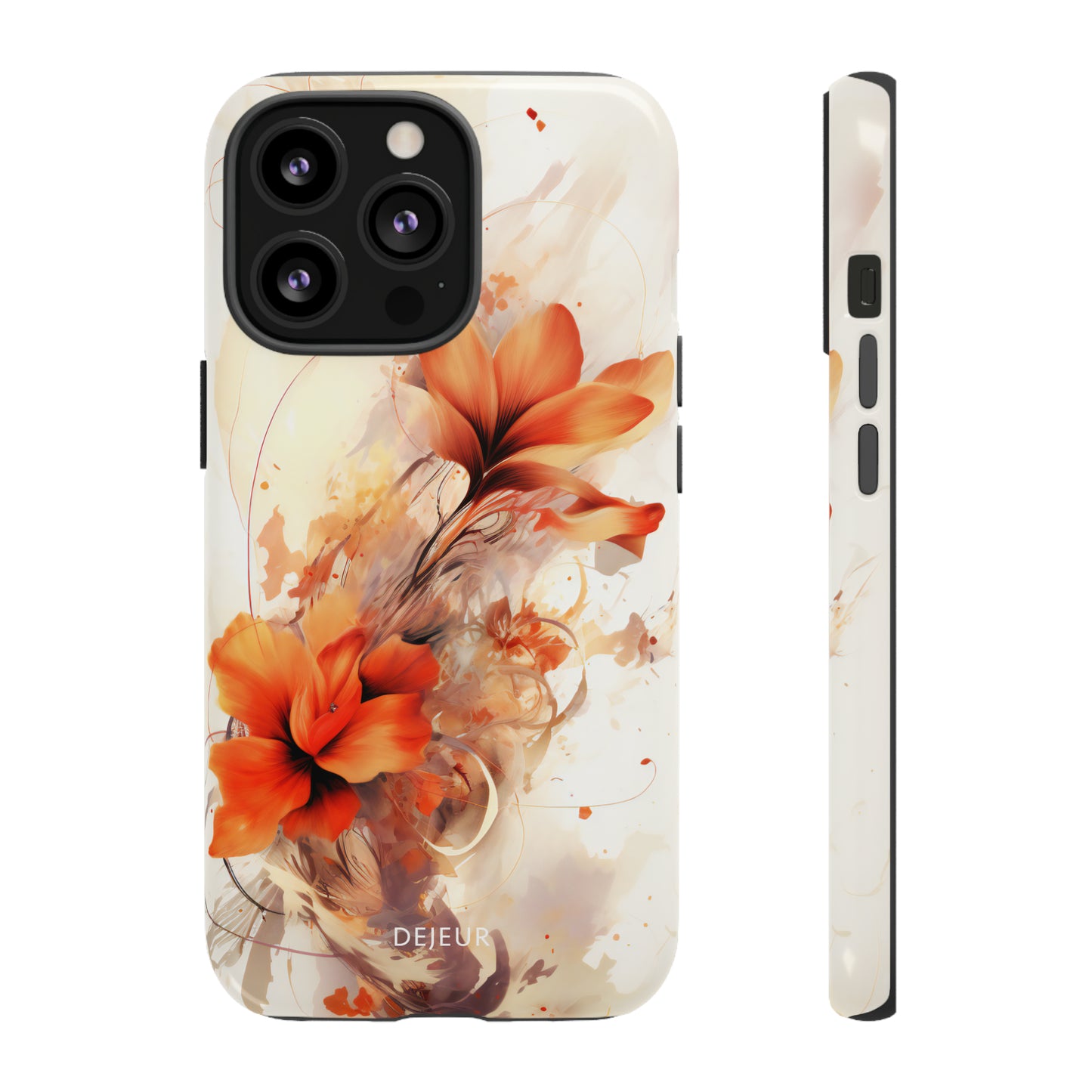 Classic Floral Beige - iPhone Tough Case