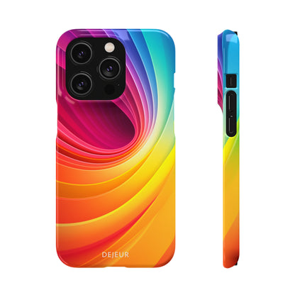 Rainbow Swirl - iPhone Snap Case