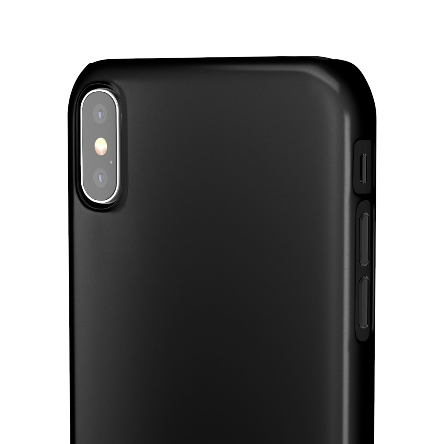 Pure Black - iPhone Snap Case