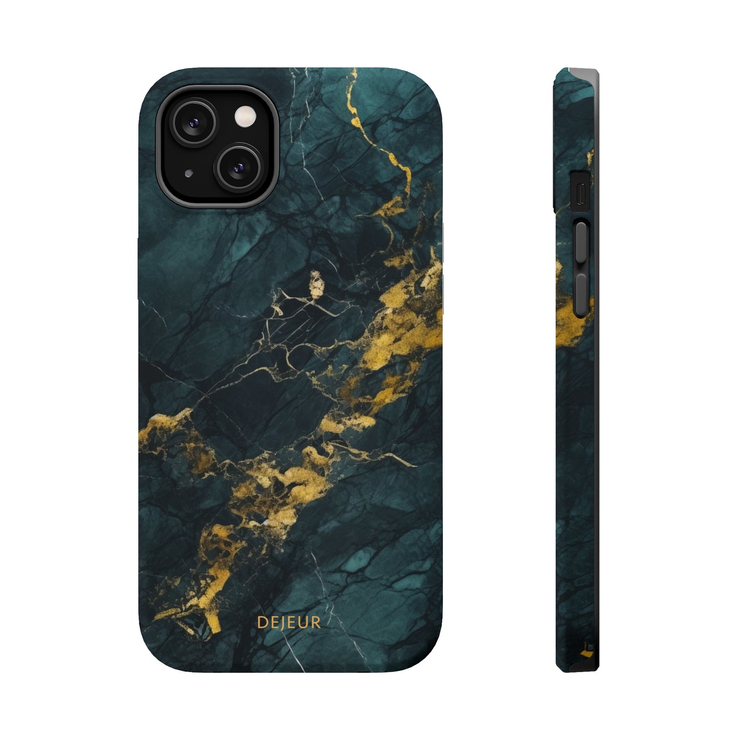 Gold Shadow Marble - iPhone MagSafe Tough Case