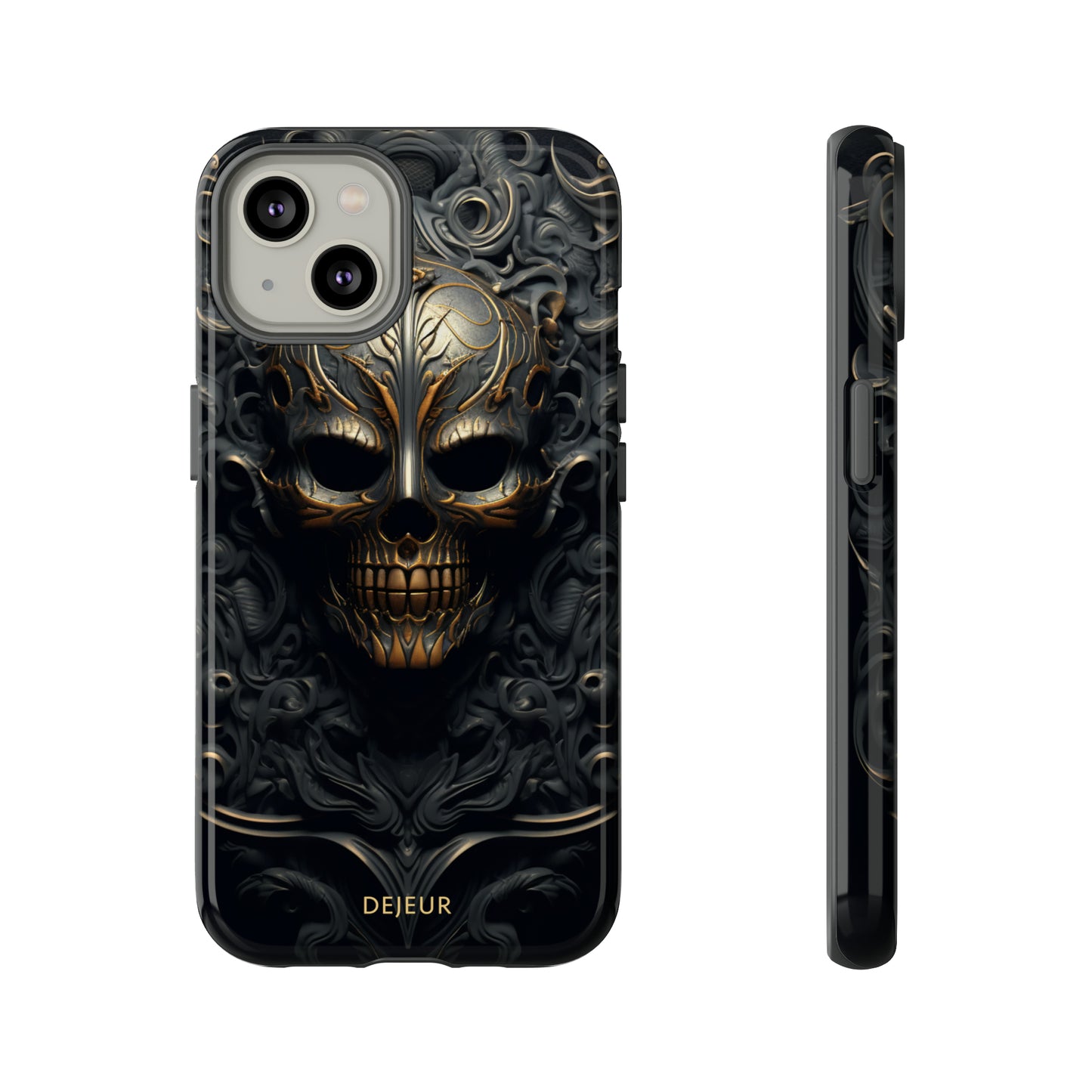 Dark Bronze Skull - iPhone Tough Case