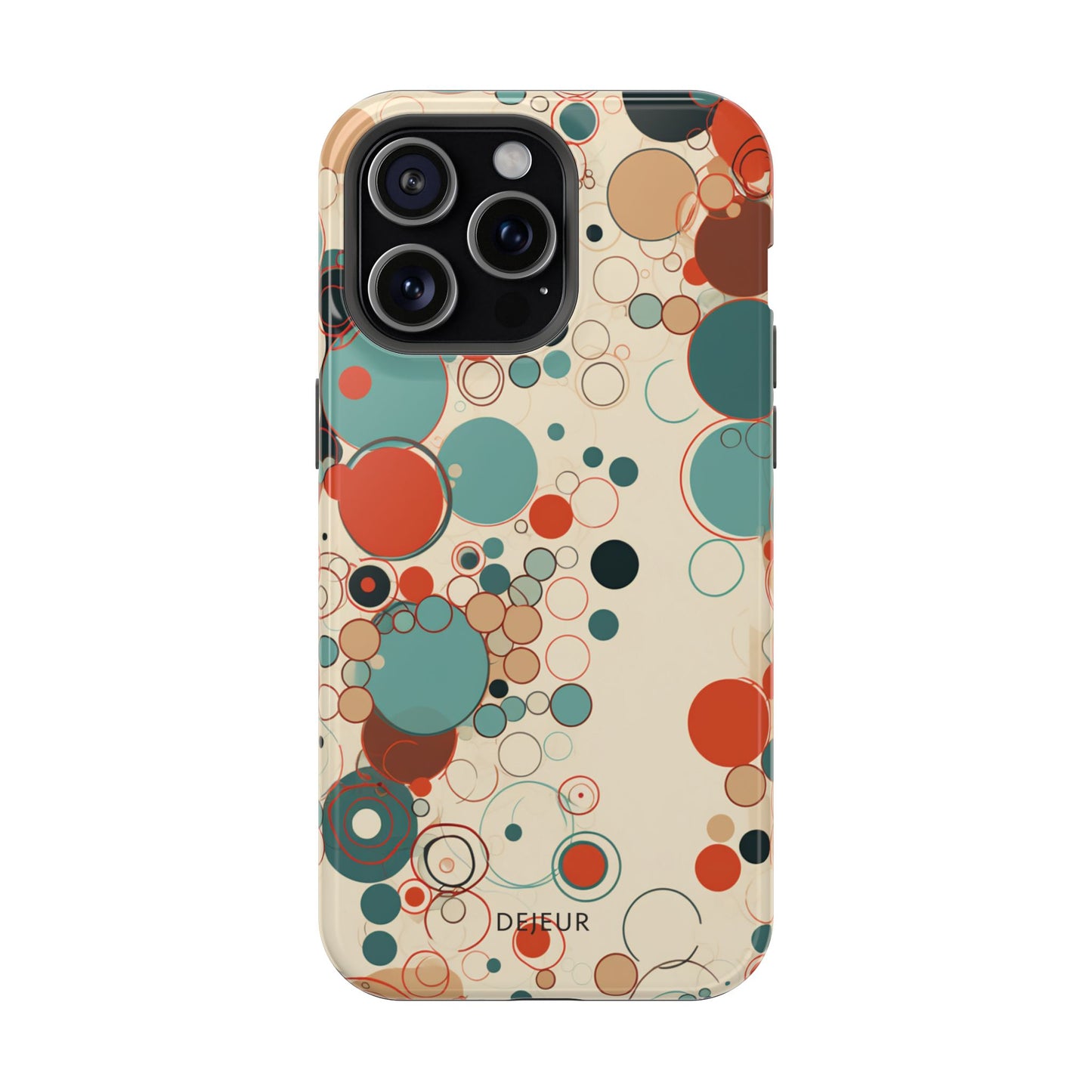 Pastel Line Circles - iPhone MagSafe Tough Case