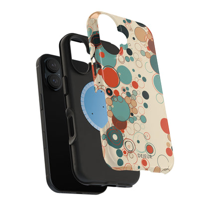 Pastel Line Circles - iPhone MagSafe Tough Case