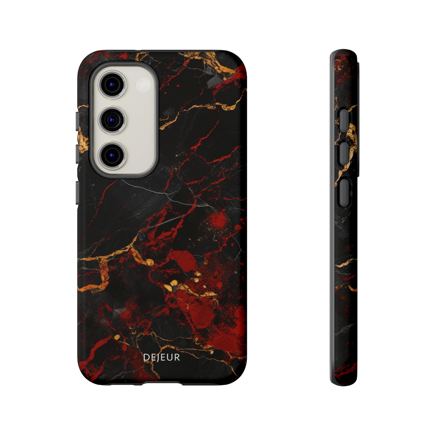 Dark Crimson Marble - Samsung Galaxy Tough Case