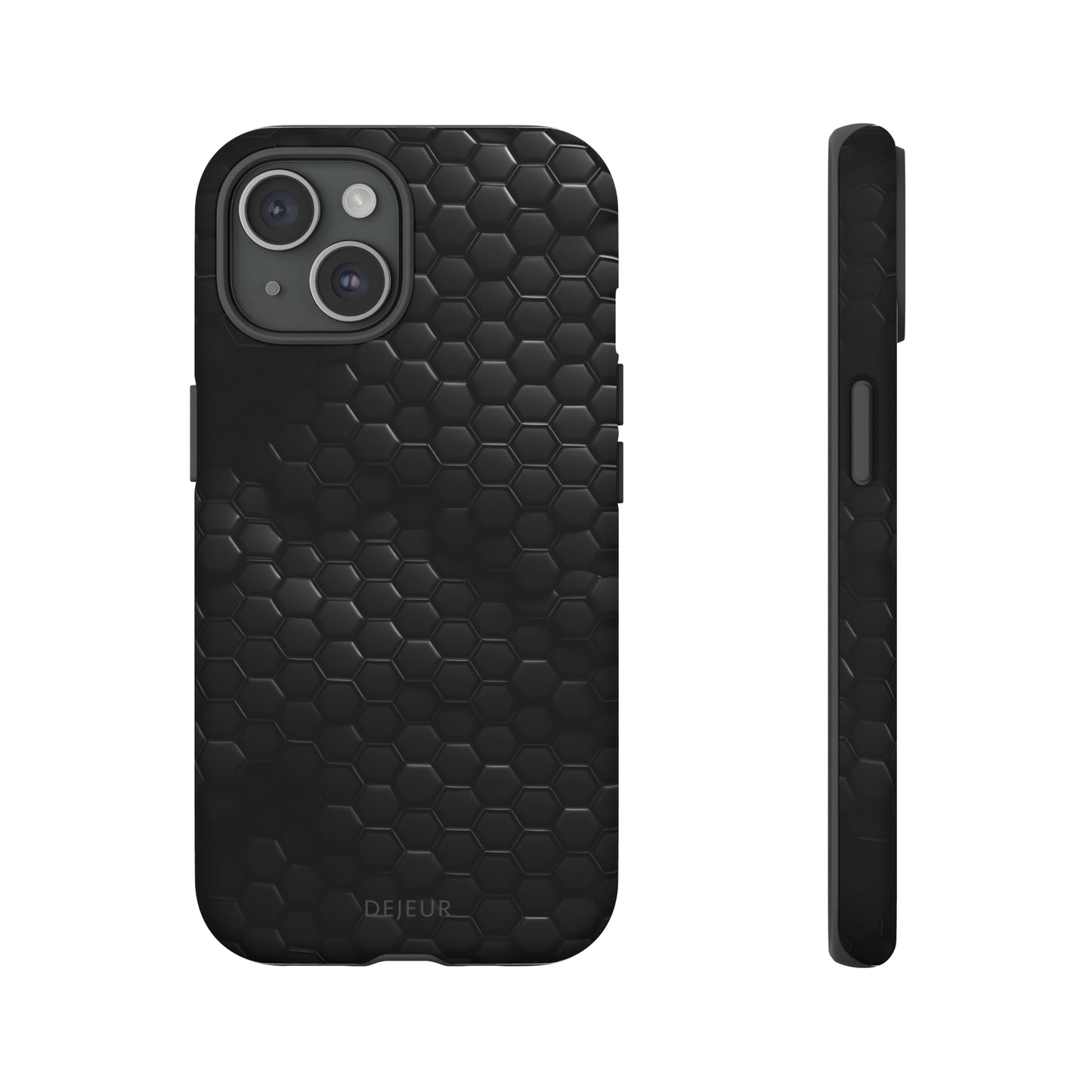 Black Carbon Matrix - iPhone Tough Case