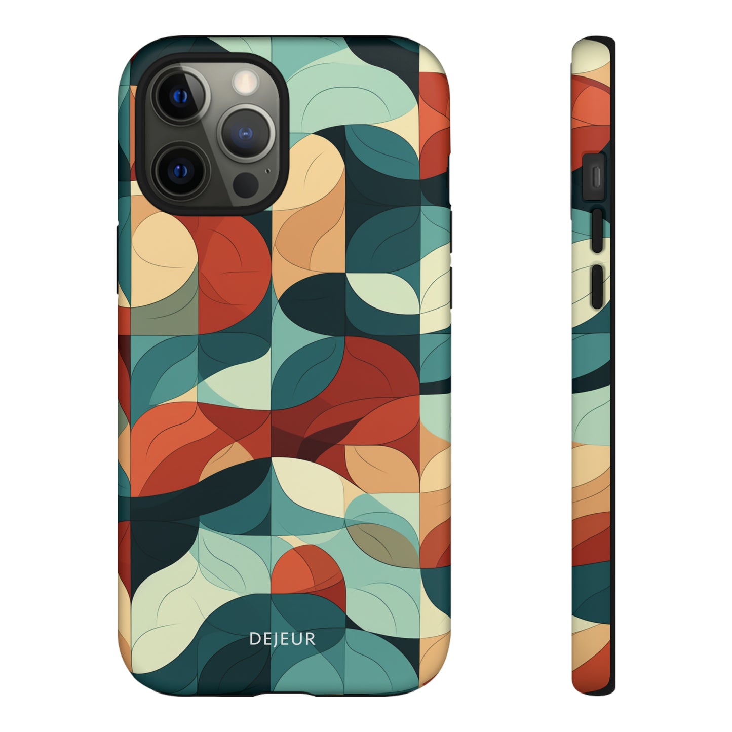 Abstract Circular Shapes - iPhone Tough Case