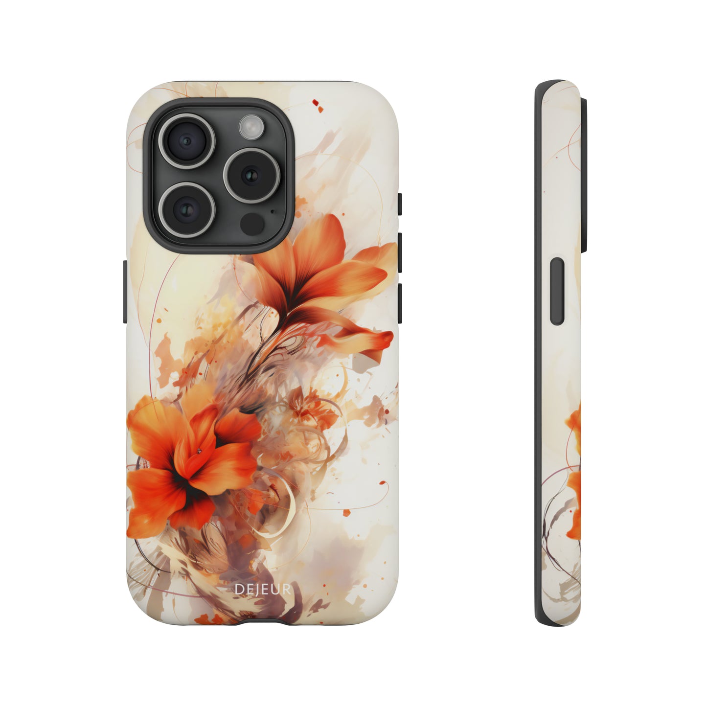 Classic Floral Beige - iPhone Tough Case