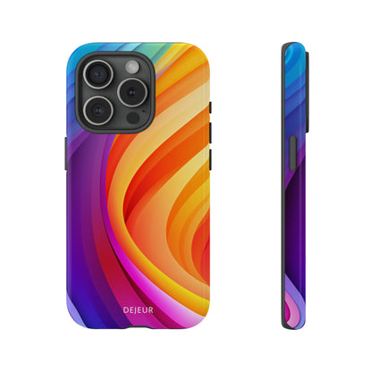 Rainbow Waves - iPhone Tough Case