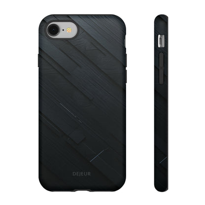 Synthetic Black Graphite - iPhone Tough Case