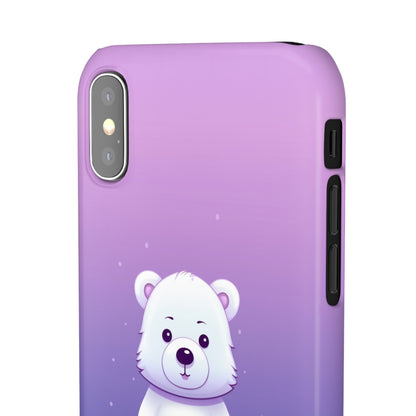 Violet Bear - iPhone Snap Case