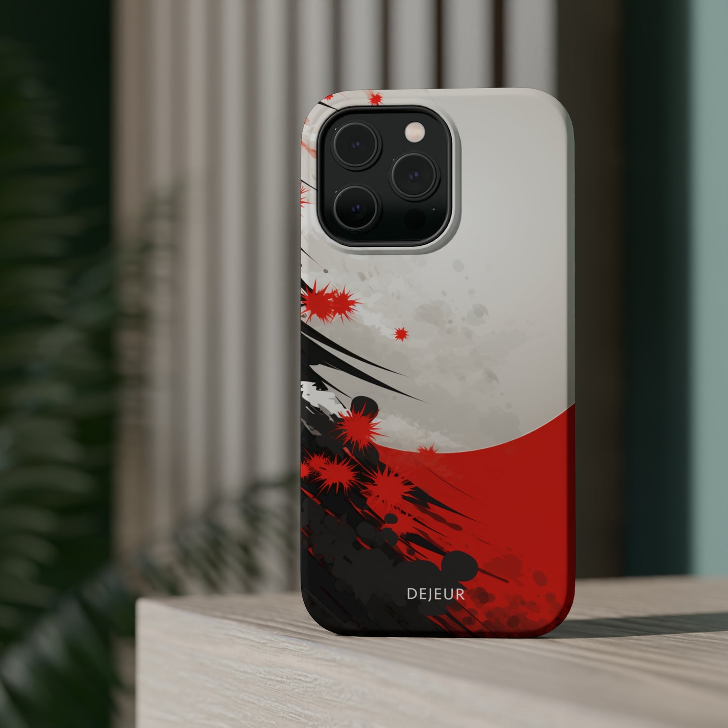 Japanese Abstract Splatter - iPhone MagSafe Tough Case