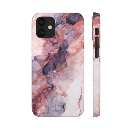 Royal Purple Marble - iPhone Snap Case