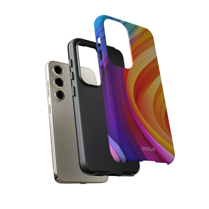 Rainbow Waves - Samsung Galaxy Tough Case