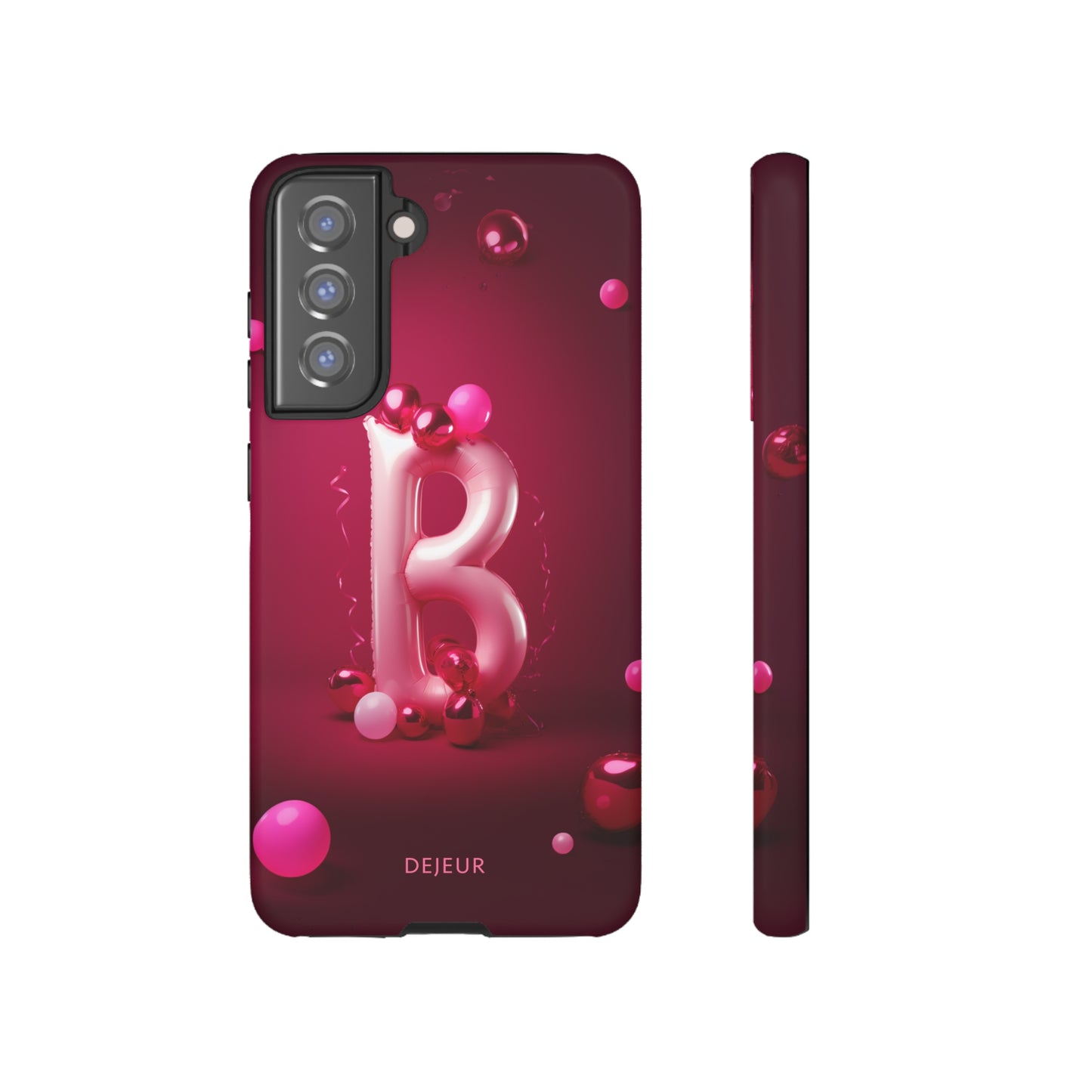 B Pink Party Balloons - Samsung Galaxy Tough Case