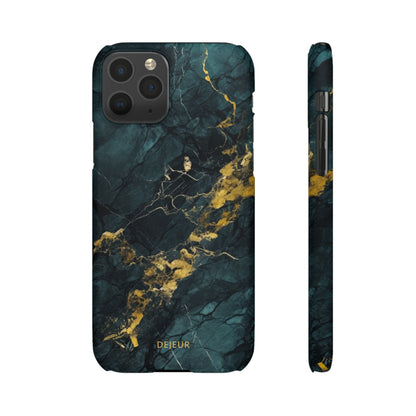 Gold Shadow Marble - iPhone Snap Case