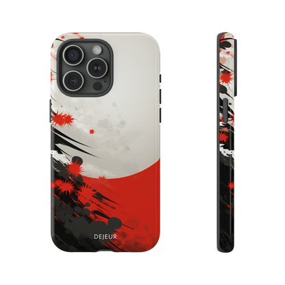 Japanese Abstract Splatter - iPhone Tough Case