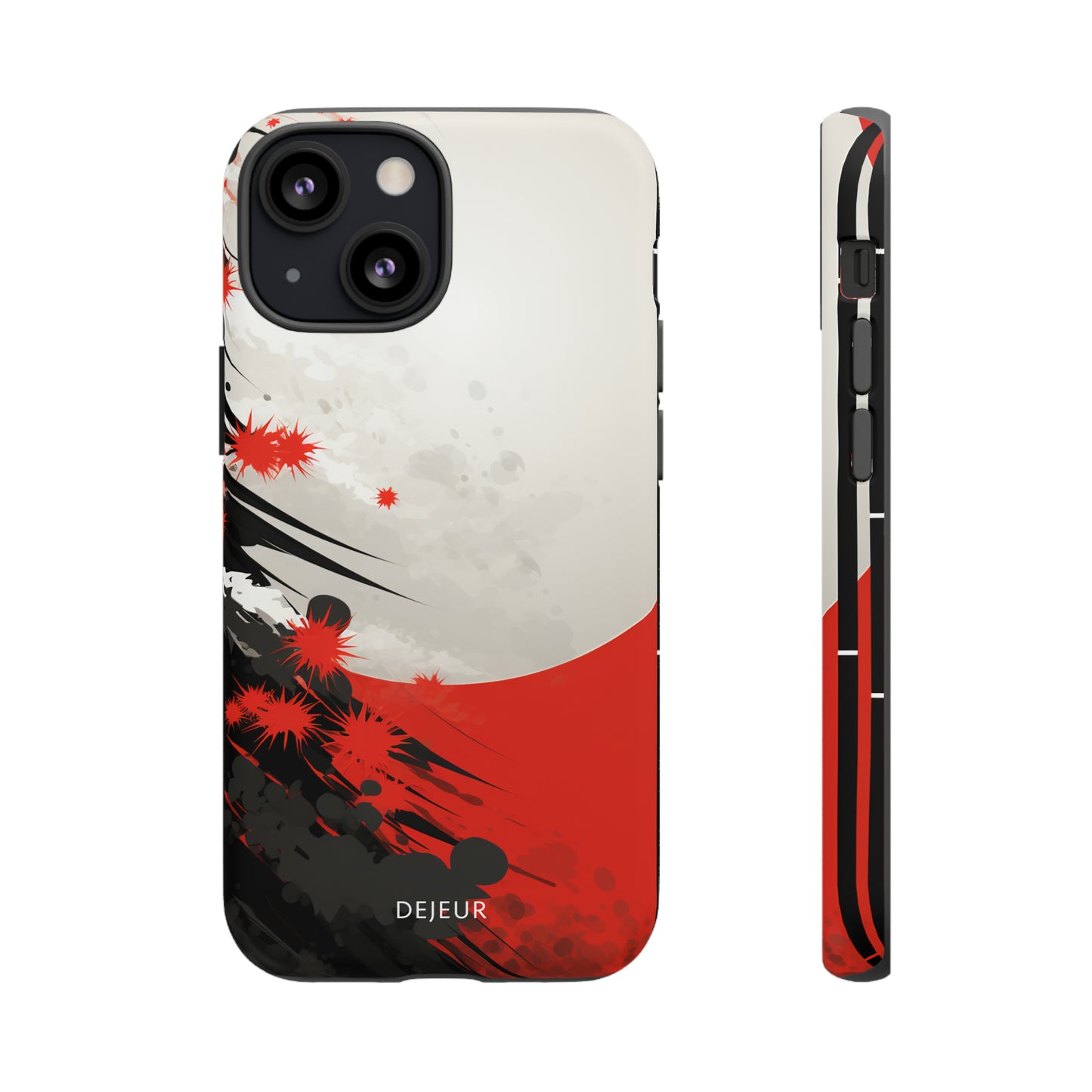 Japanese Abstract Splatter - iPhone Tough Case