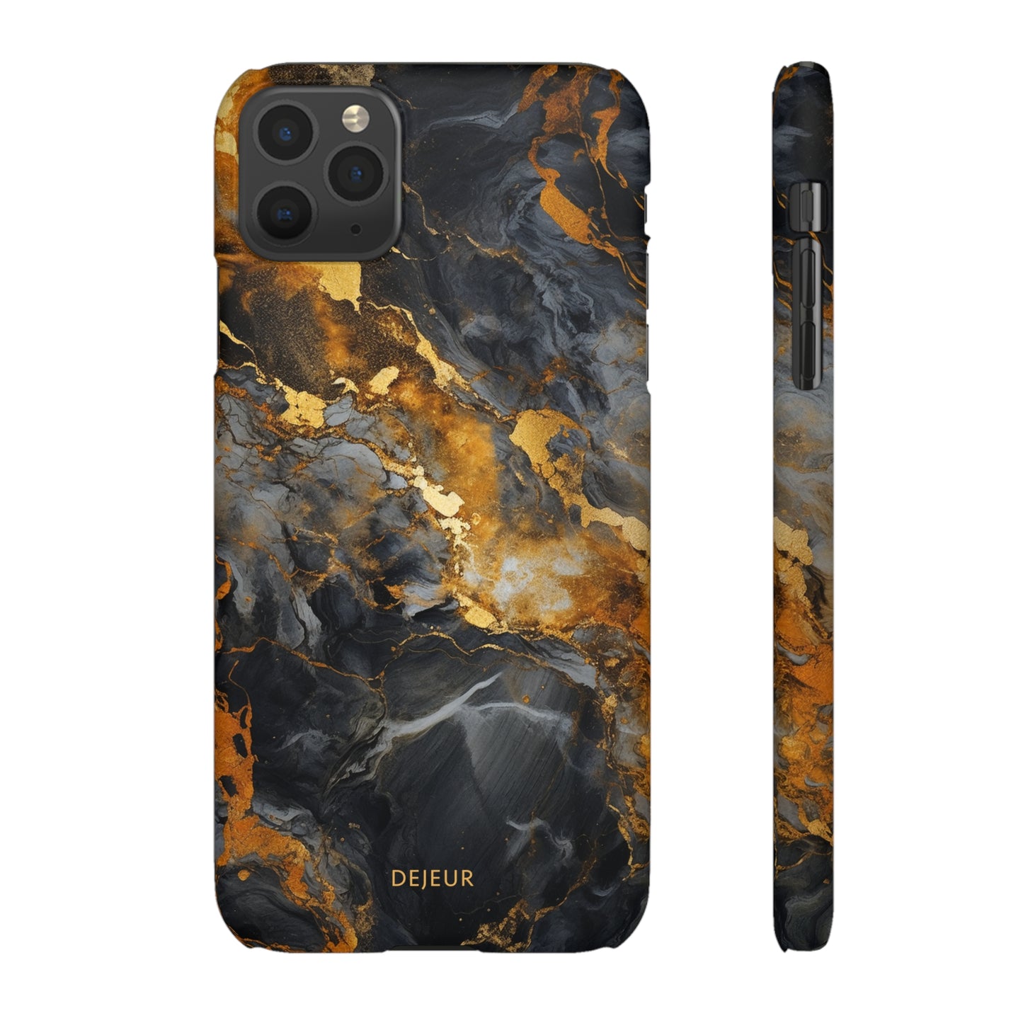 Platinum Gold Marble - iPhone Snap Case