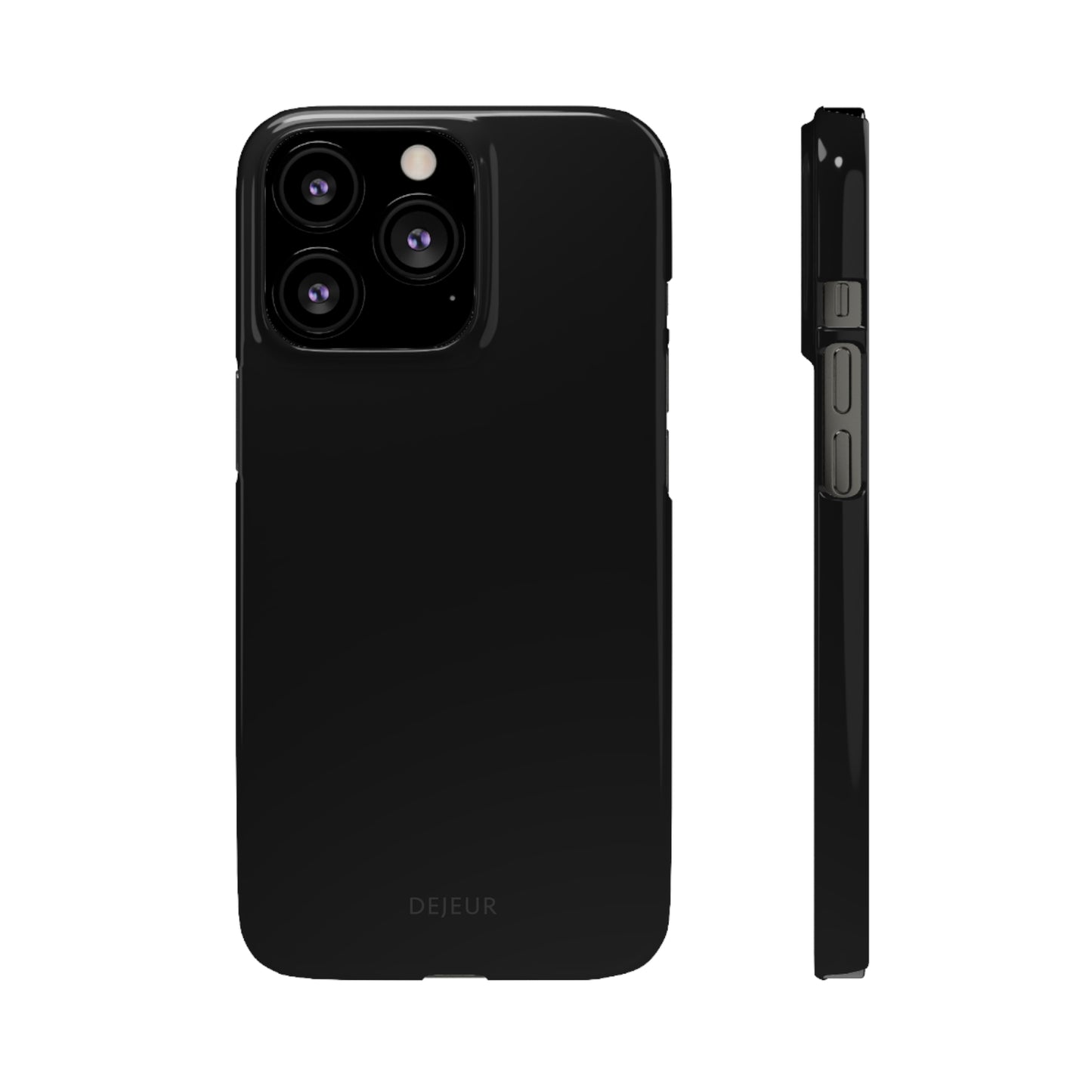 Pure Black - iPhone Snap Case