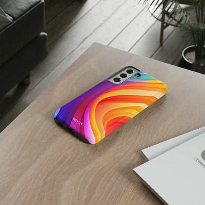 Rainbow Waves - Samsung Galaxy Tough Case