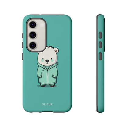 Aqua Coat Bear - Samsung Galaxy Tough Case