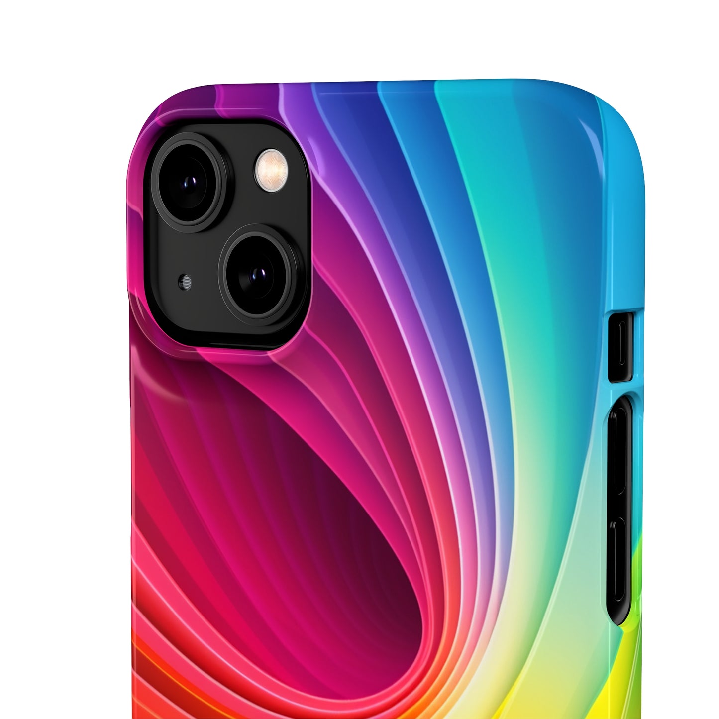 Rainbow Swirl - iPhone Snap Case