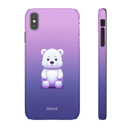 Violet Bear - iPhone Snap Case