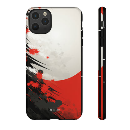 Japanese Abstract Splatter - iPhone Tough Case