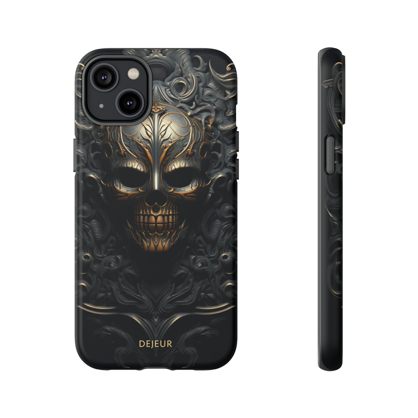 Dark Bronze Skull - iPhone Tough Case