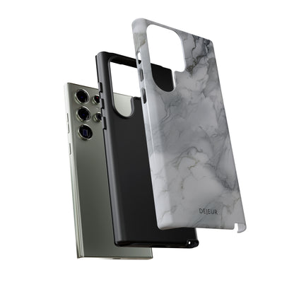 Platinum Silver Marble - Samsung Galaxy Tough Case