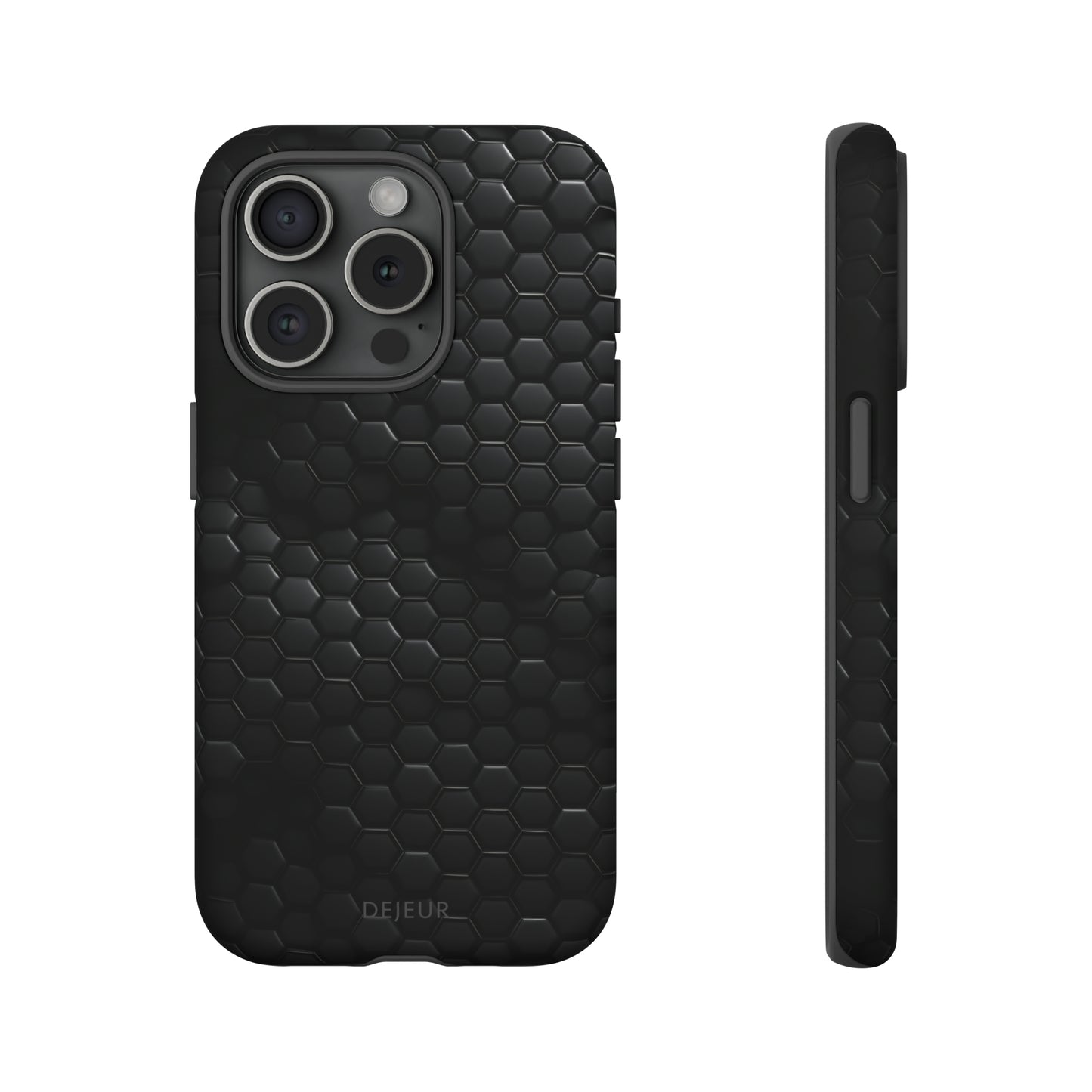 Black Carbon Matrix - iPhone Tough Case