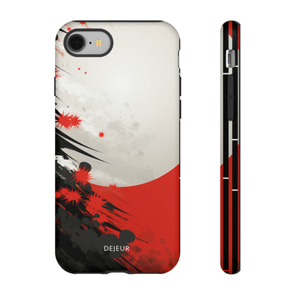 Japanese Abstract Splatter - iPhone Tough Case