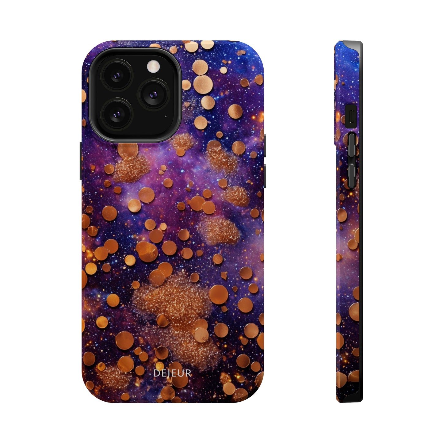 Cosmic Glitter Circles - iPhone MagSafe Tough Case