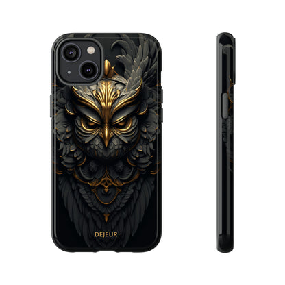 Golden Dark Owl - iPhone Tough Case