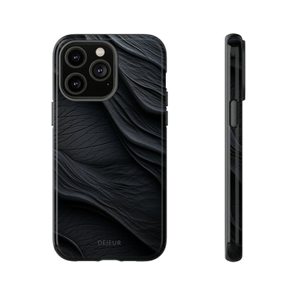 Charcoal Ripples - iPhone Tough Case