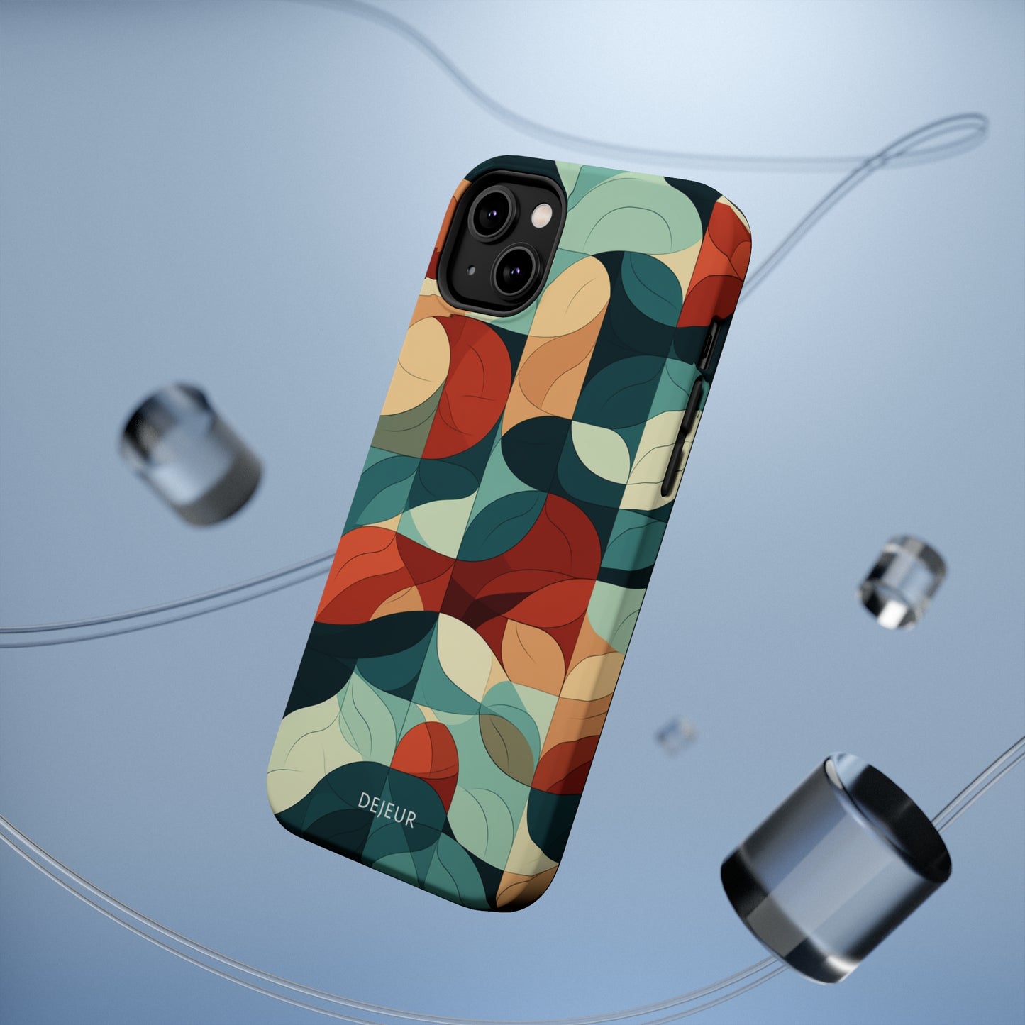 Abstract Circular Shapes - iPhone MagSafe Tough Case