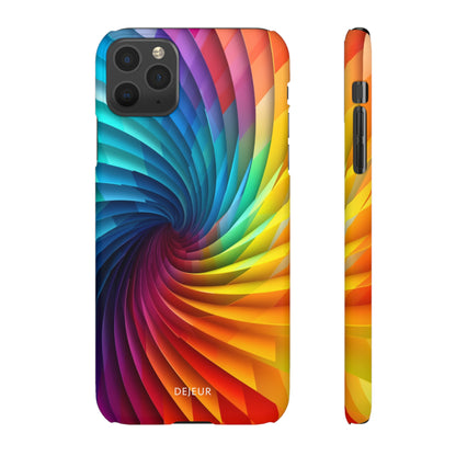 Rainbow Spiral - iPhone Snap Case