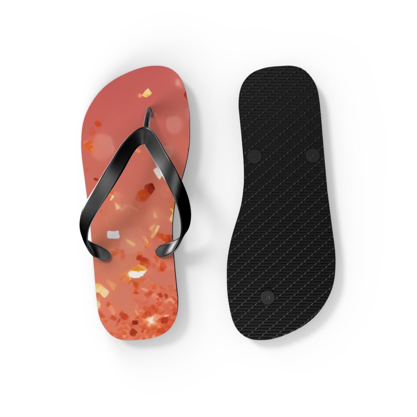 Rose Confetti Glitter - Flip Flops
