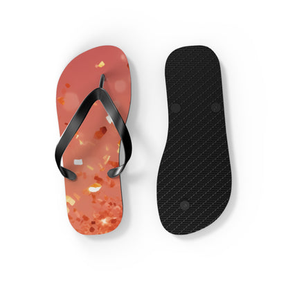 Rose Confetti Glitter - Flip Flops